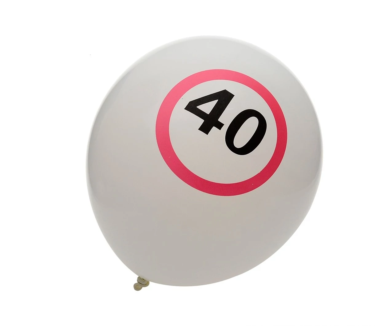 Latex fehér lufi 40-es számmal