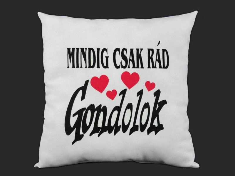 Rád gondolok párna kb 30 cm