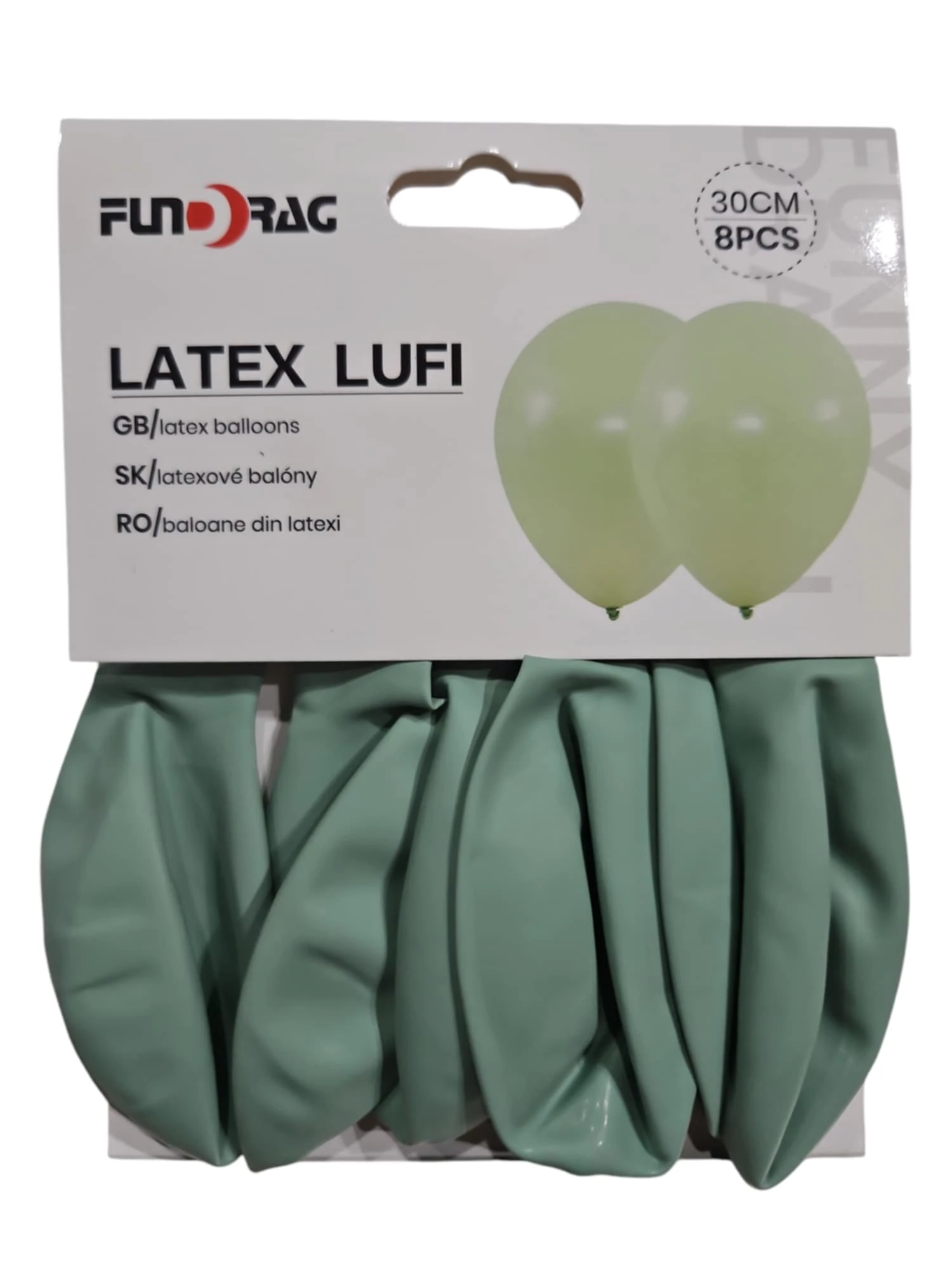 Aloe vera zöld latex lufi, 8 db