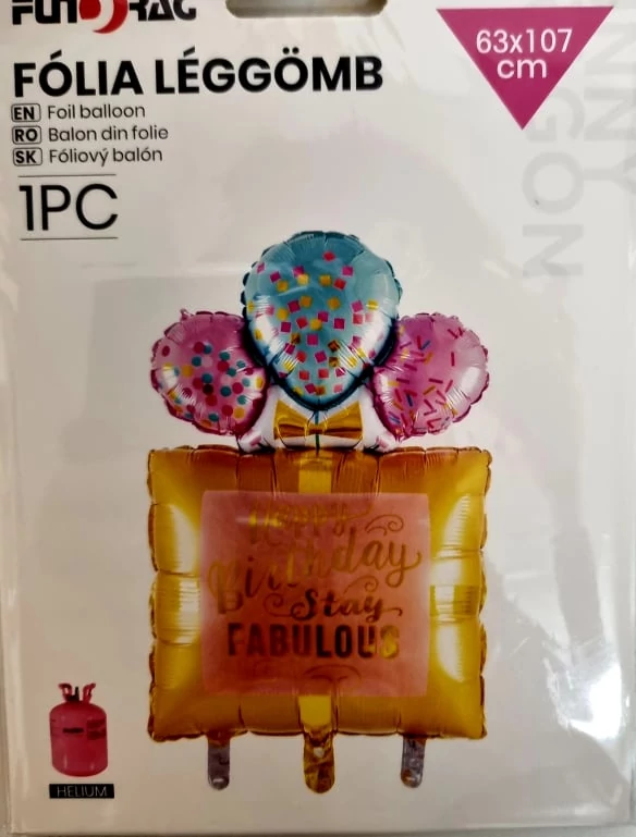 Happy birtsday fólia léggömb