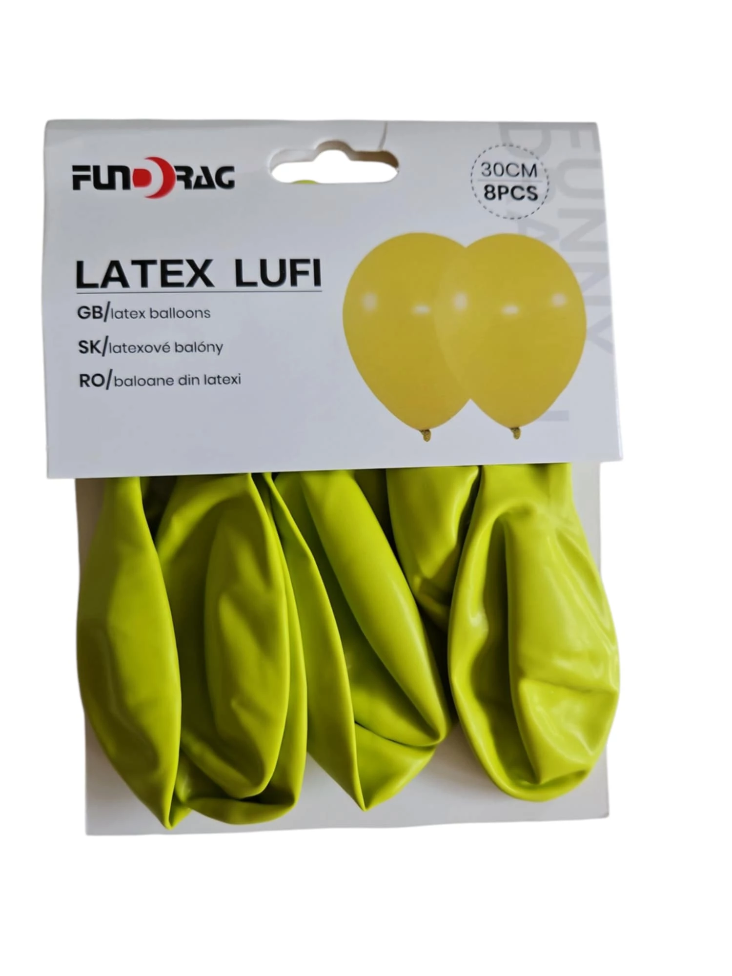 Limezöld lufi, 8 db