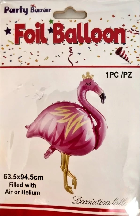 Flamingó fólia lufi. 94,5 cm