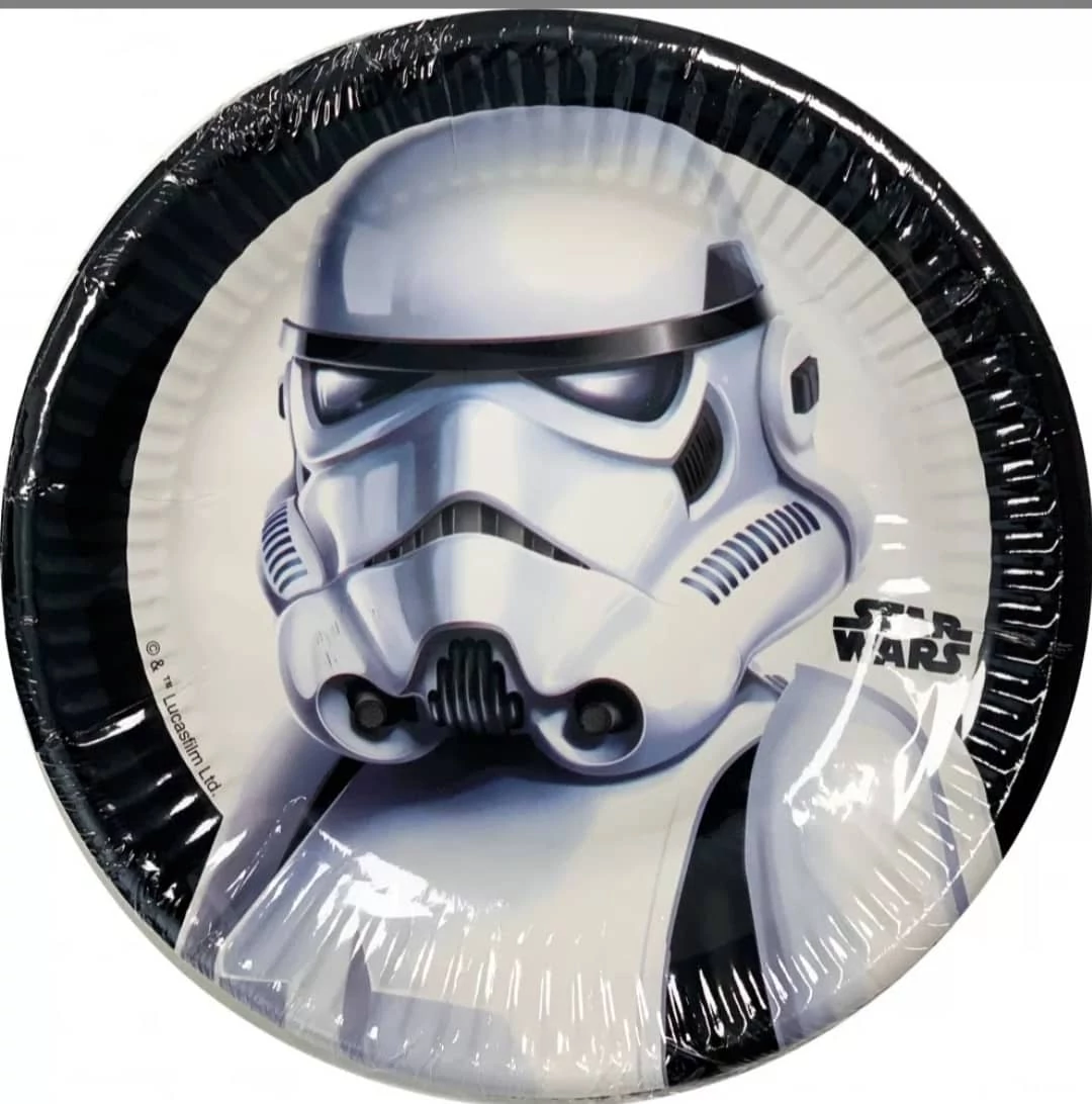 Star Wars Troopers Papírtányér 8 db-os 19,5 cm