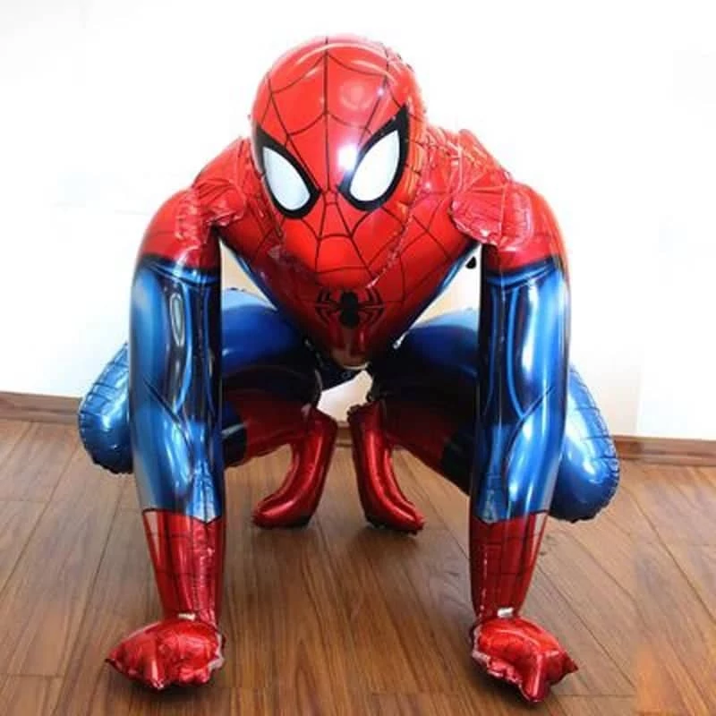 ÓRIÁS ÁLLÓ LUFI, AIRWALKERS 36 INCH 91 CM PÓKEMBER, SPIDERMAN, LEVEGŐVEL TÖLTHET