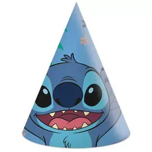 Disney Lilo és Stitch, A csillagkutya Angel parti kalap, csákó 6 db-os 
