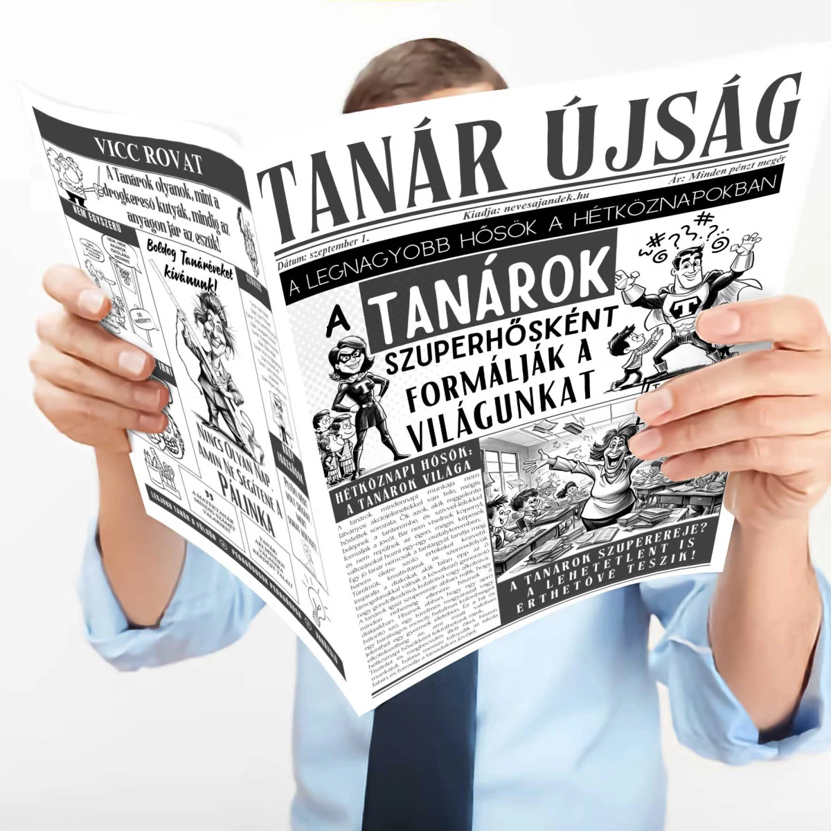 Vicces Újság - Tanár Újság - Ajándék Tanárnak 