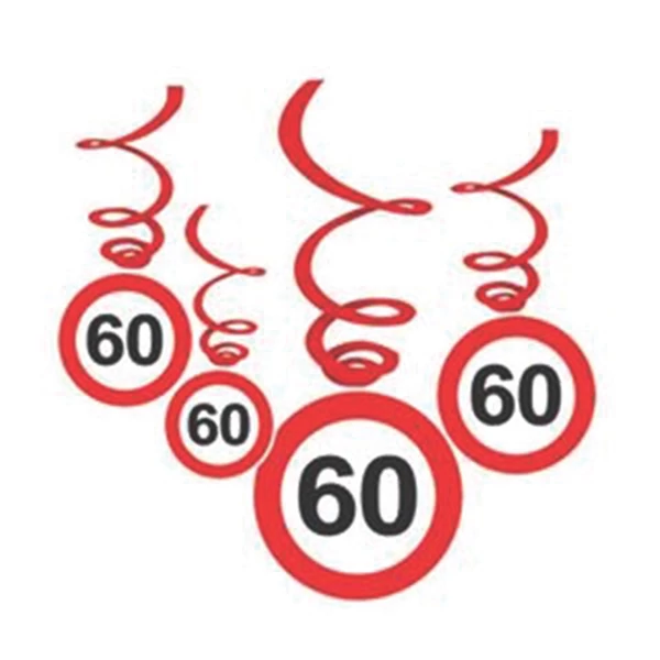 Sebességkorlátozó függő dekoráció , 60-as  6 db