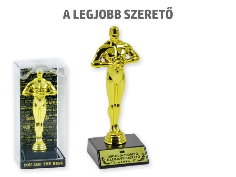 Vicces Oscar szobor -A legjobb szerető